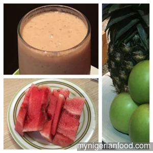 Watermelon in Fruity Smoothie